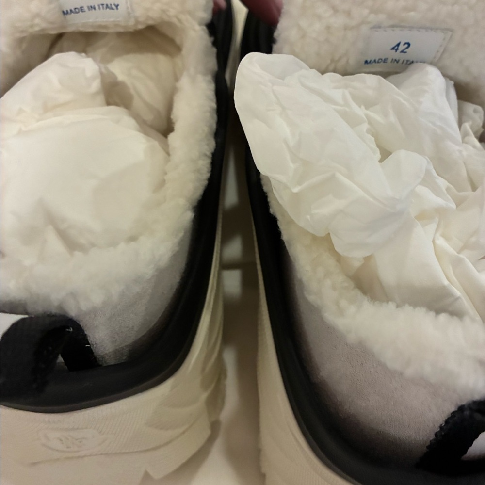 Moncler Black and White Acqua Boots - Picture 7 of 11